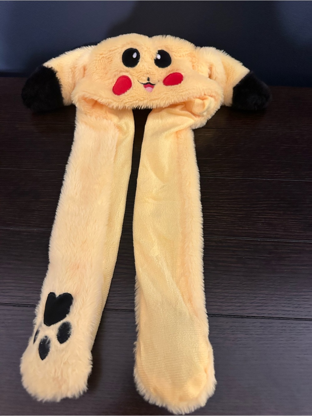 Pikachu Plush Moving Ear Hat